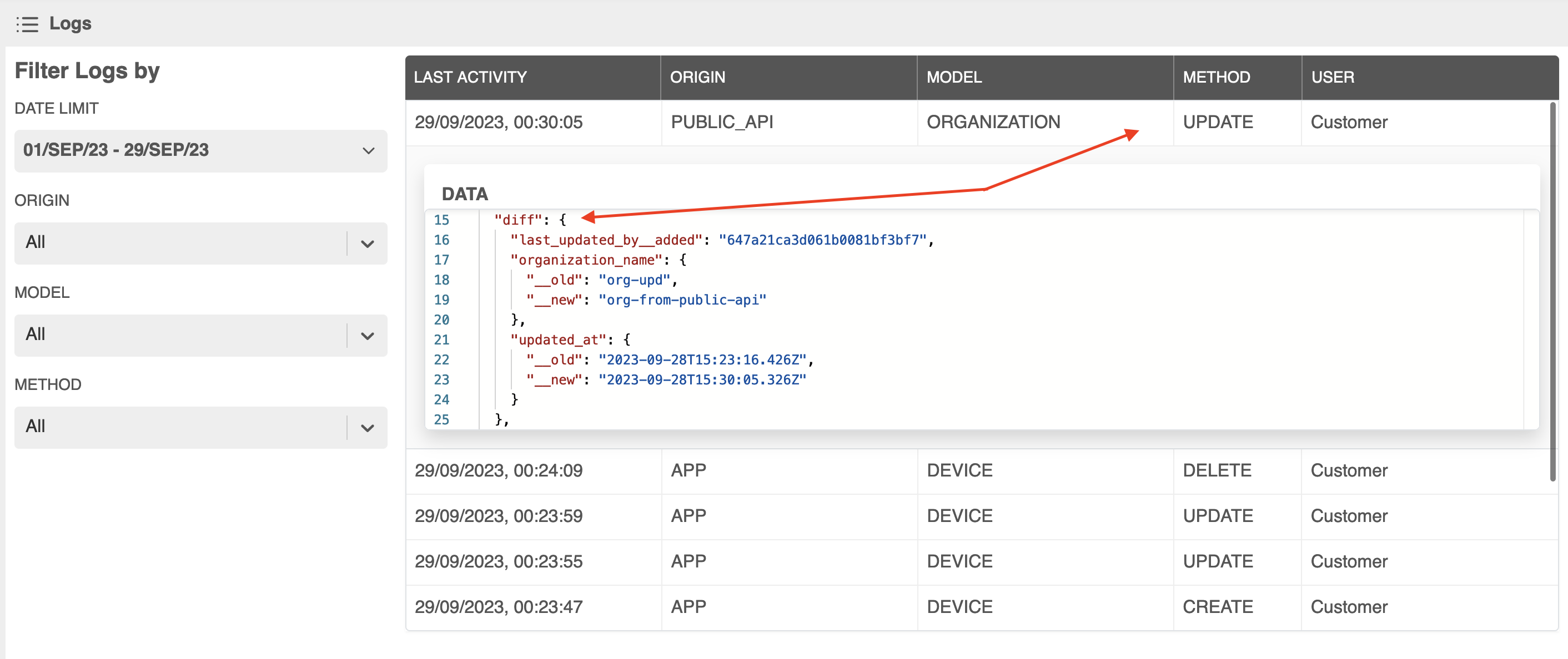 AuditLogs - Step 4