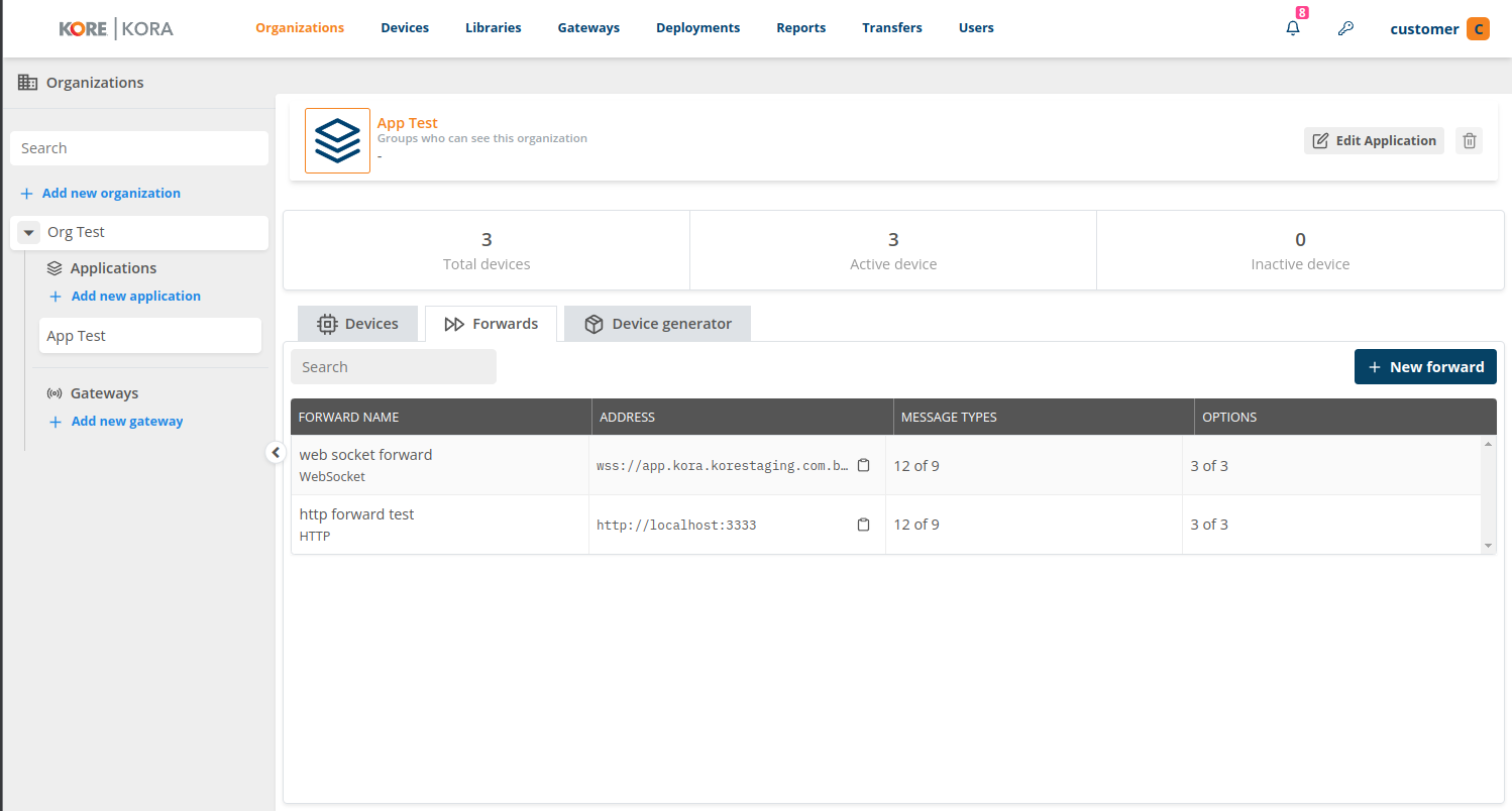 Create forward button