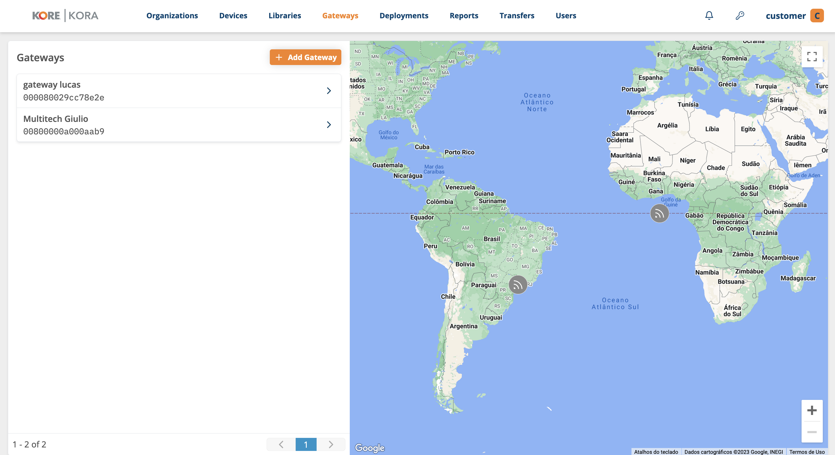 Intro gateway - Step 2